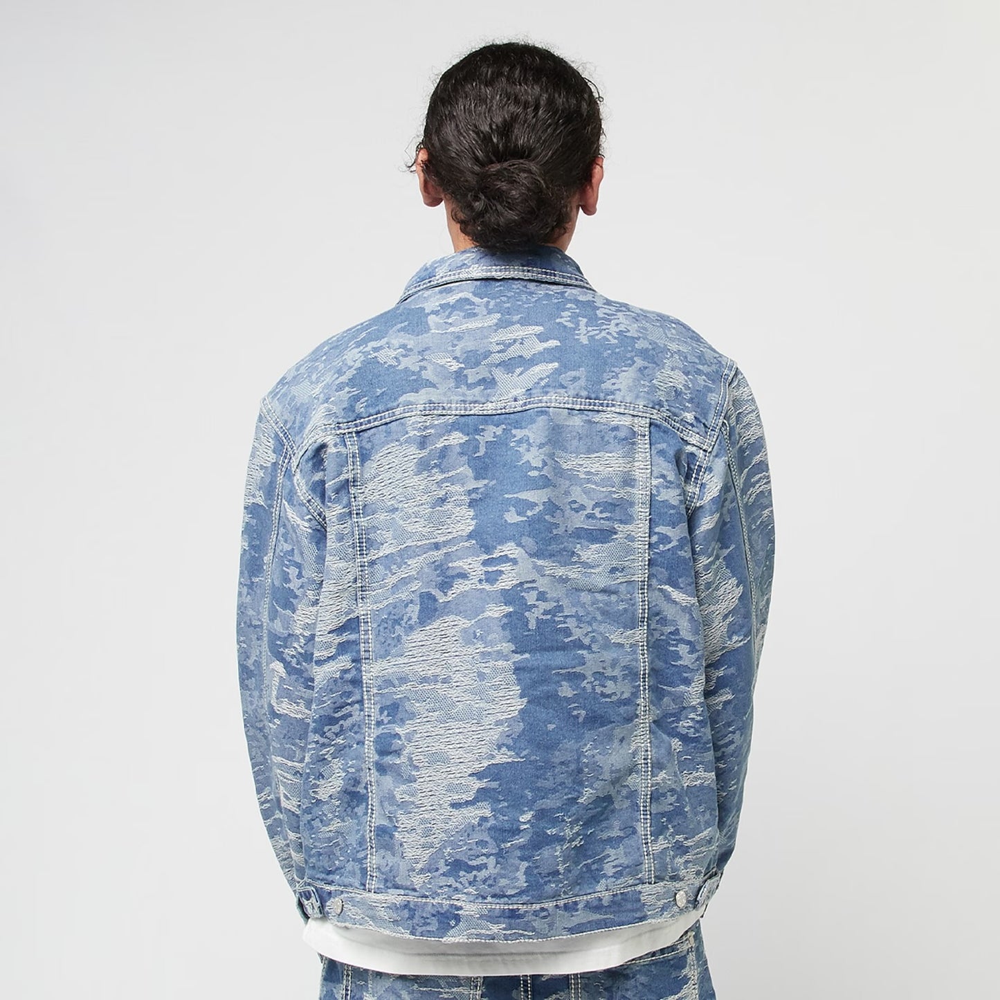 Karl Kani OG Distress CAmo Os Denim Jacket