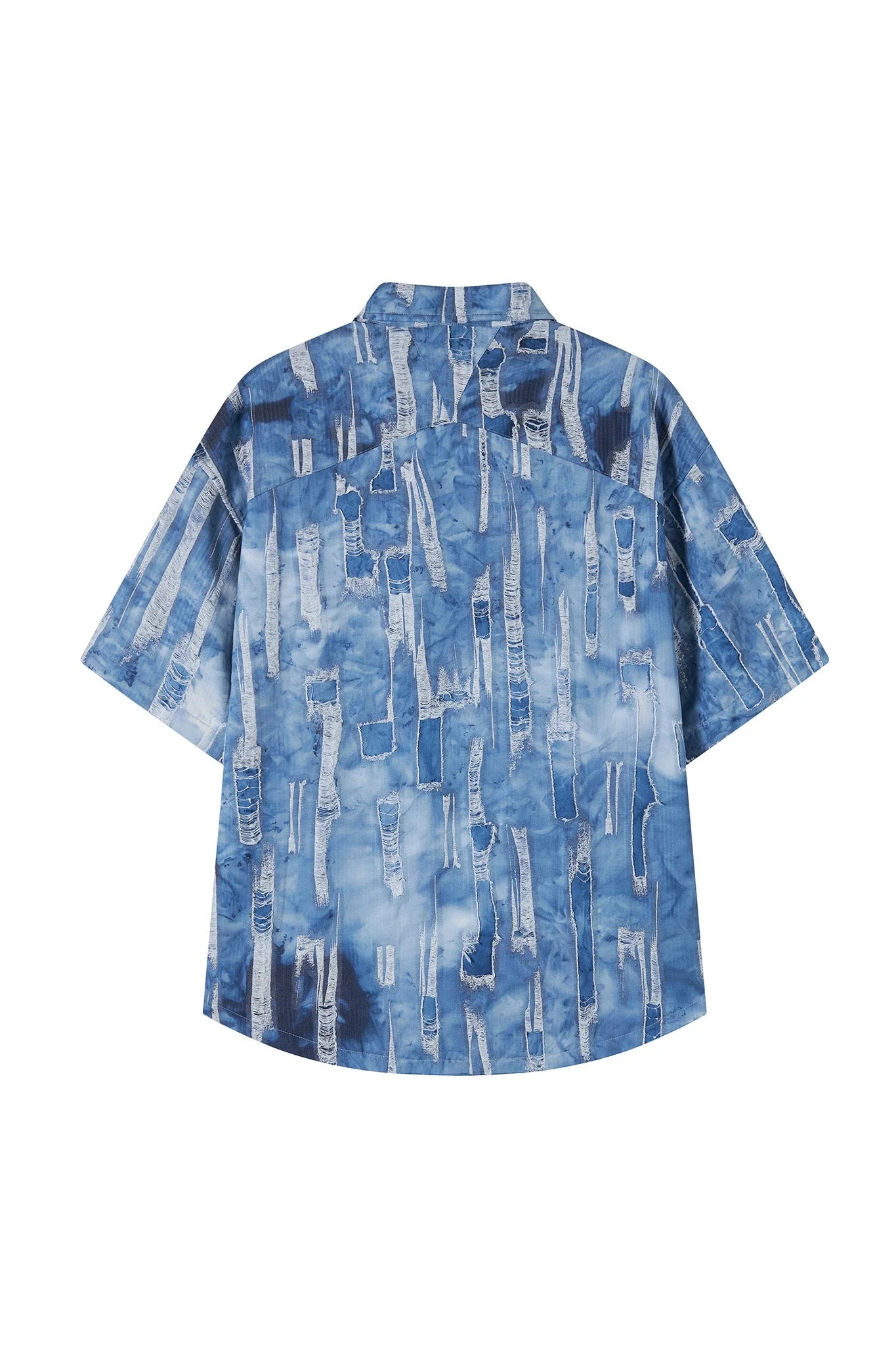 Acupuncture Patch Work Denim Shirt