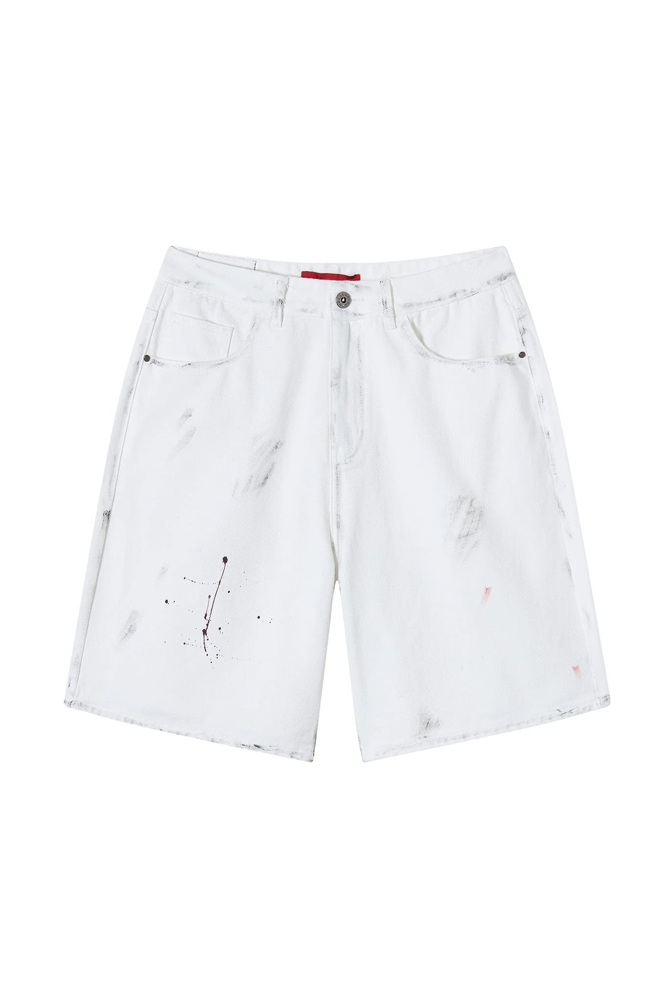 Acupuncture Painter Denim Shorts