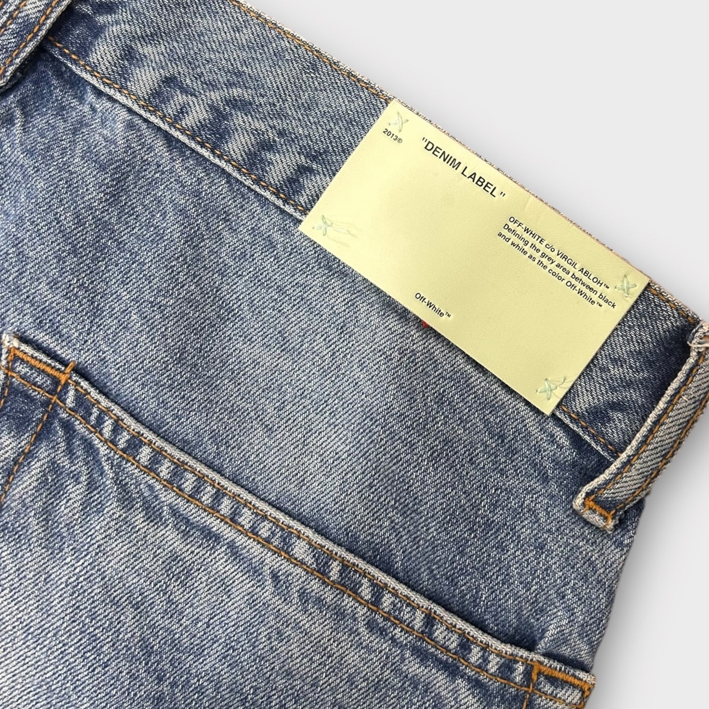 Off-White Denim Flared Leg Pant (Usato/Used)