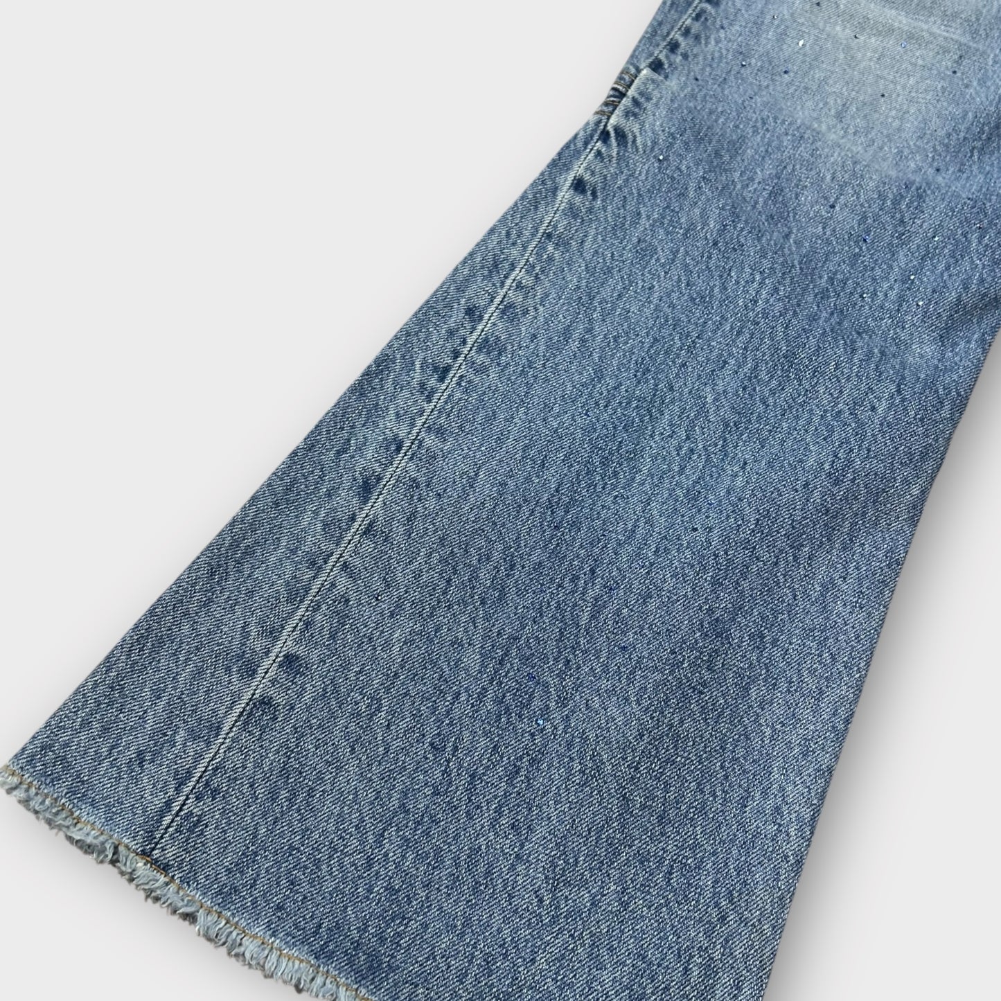 Off-White Denim Flared Leg Pant (Usato/Used)