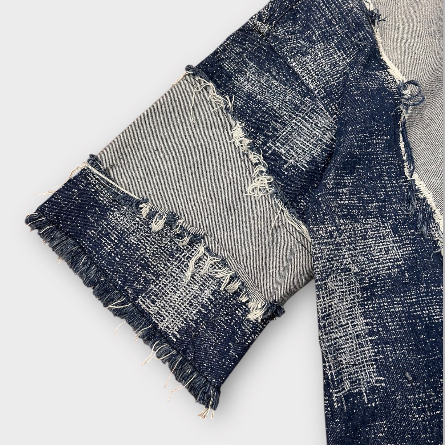 Trap Denim Shirt Distressed Denim