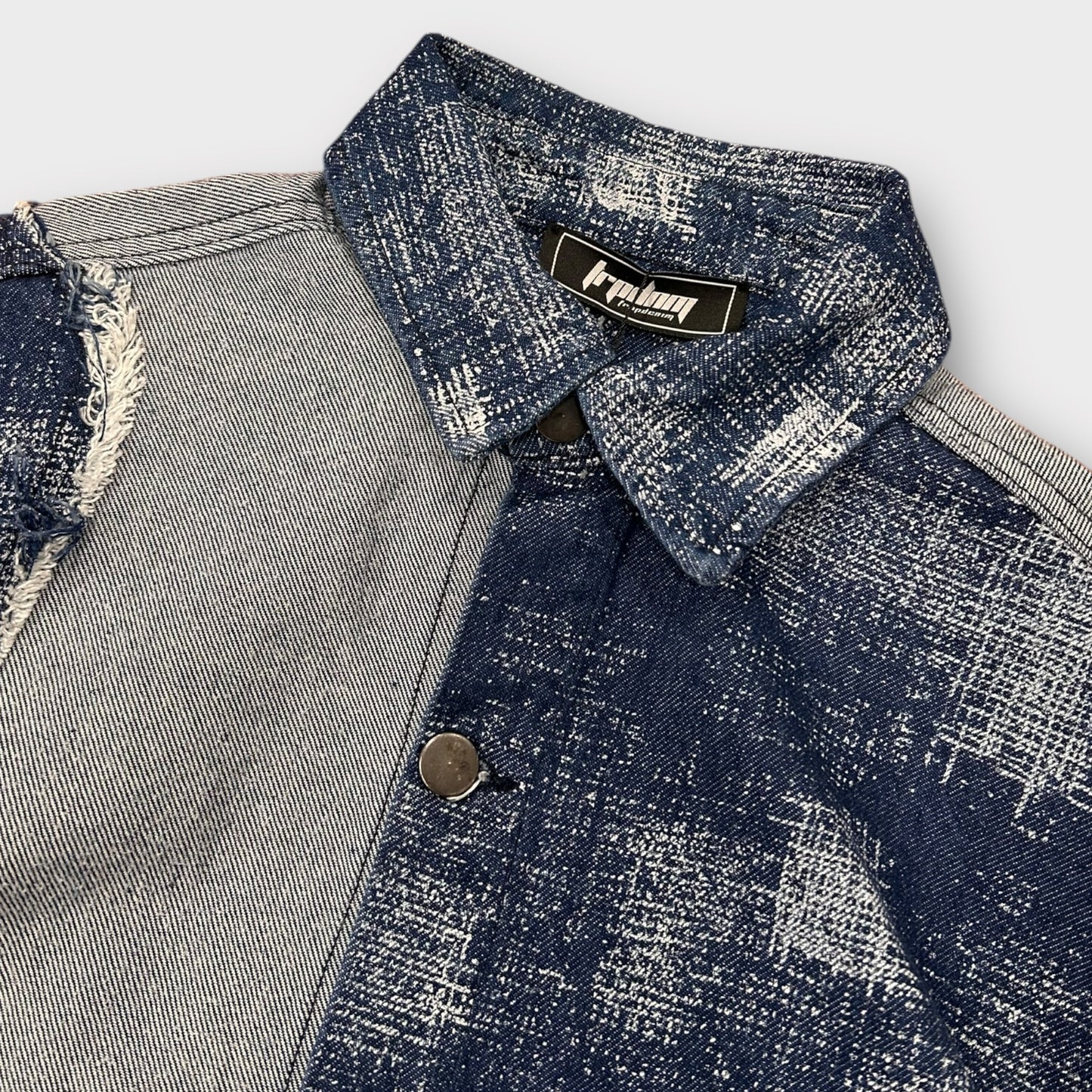 Trap Denim Shirt Distressed Denim