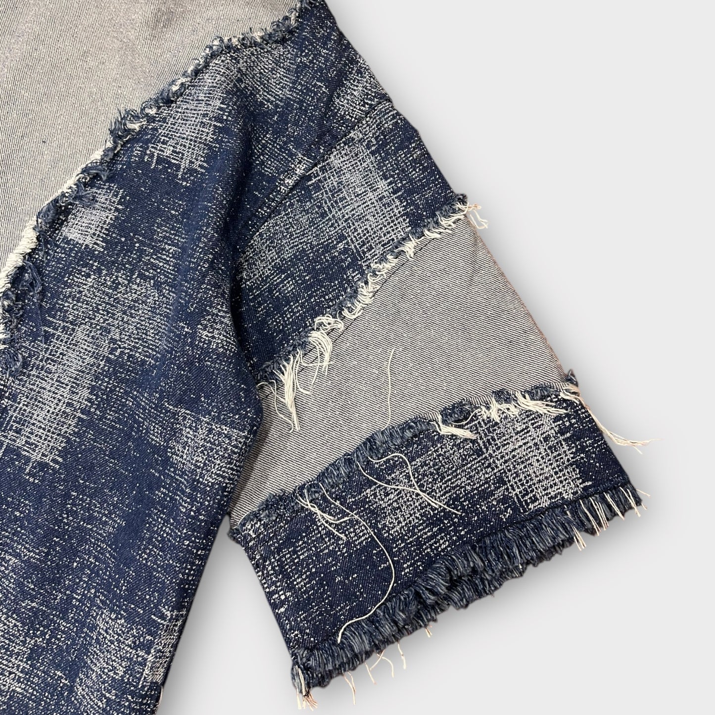 Trap Denim Shirt Distressed Denim