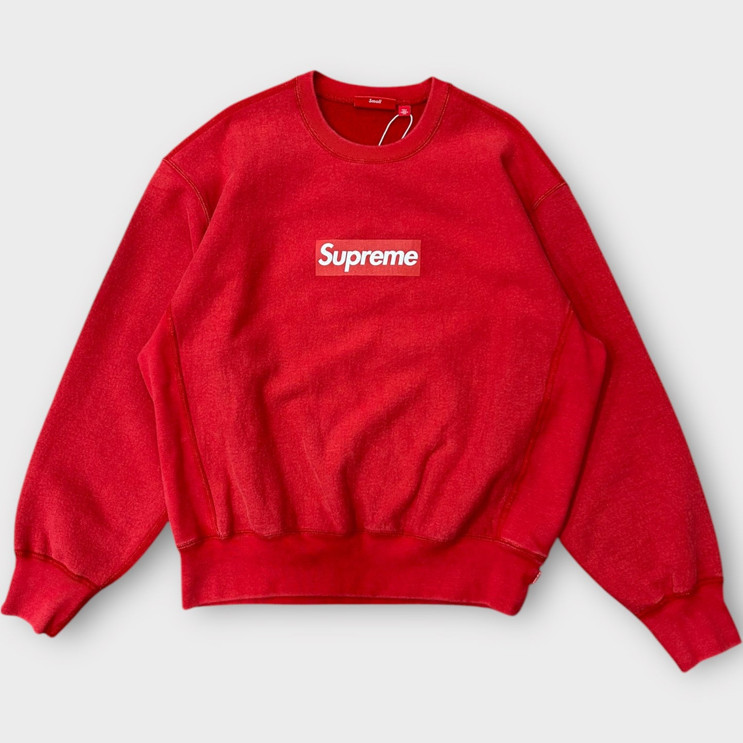 Supreme Washed Box Logo Crewneck