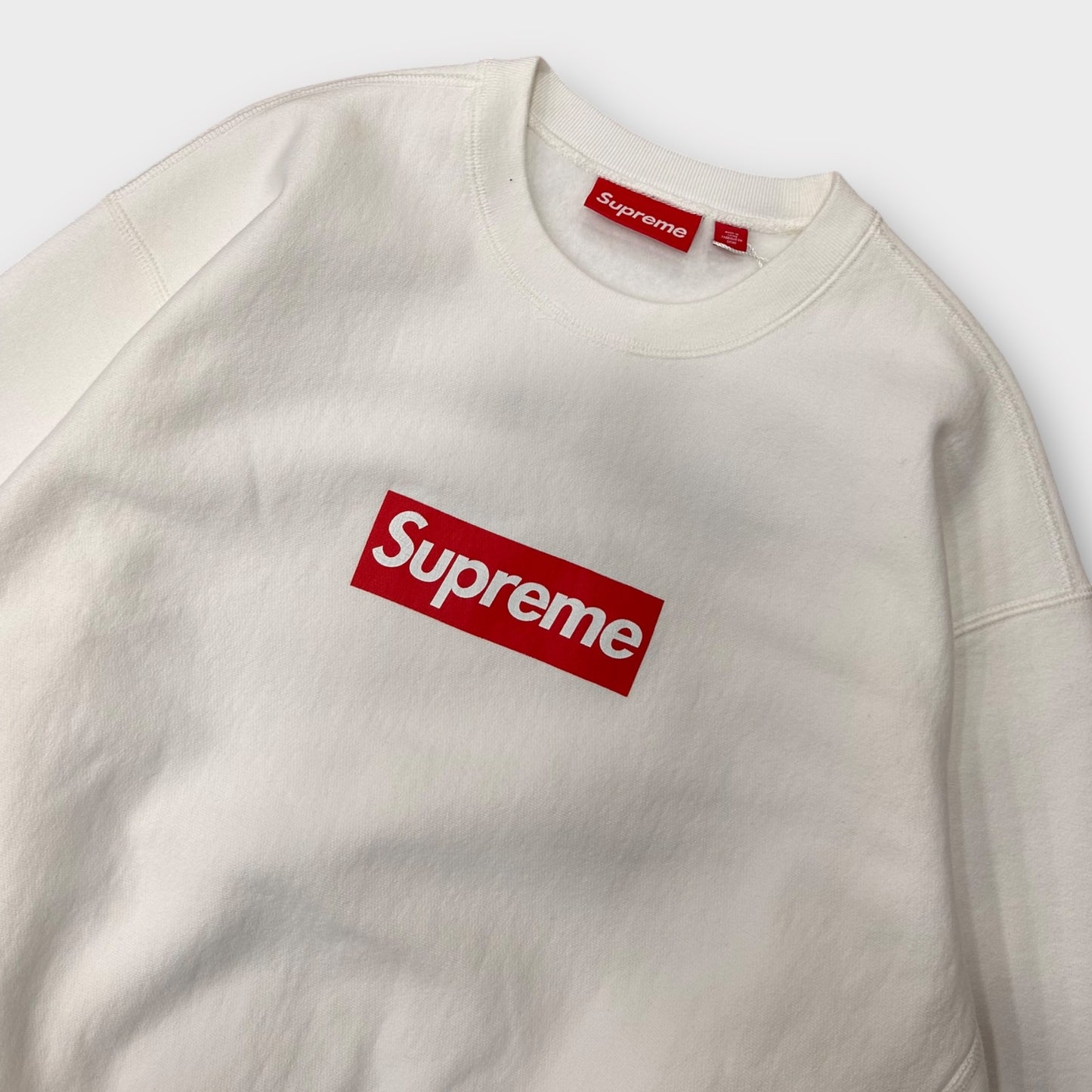 Supreme Washed Box Logo Crewneck