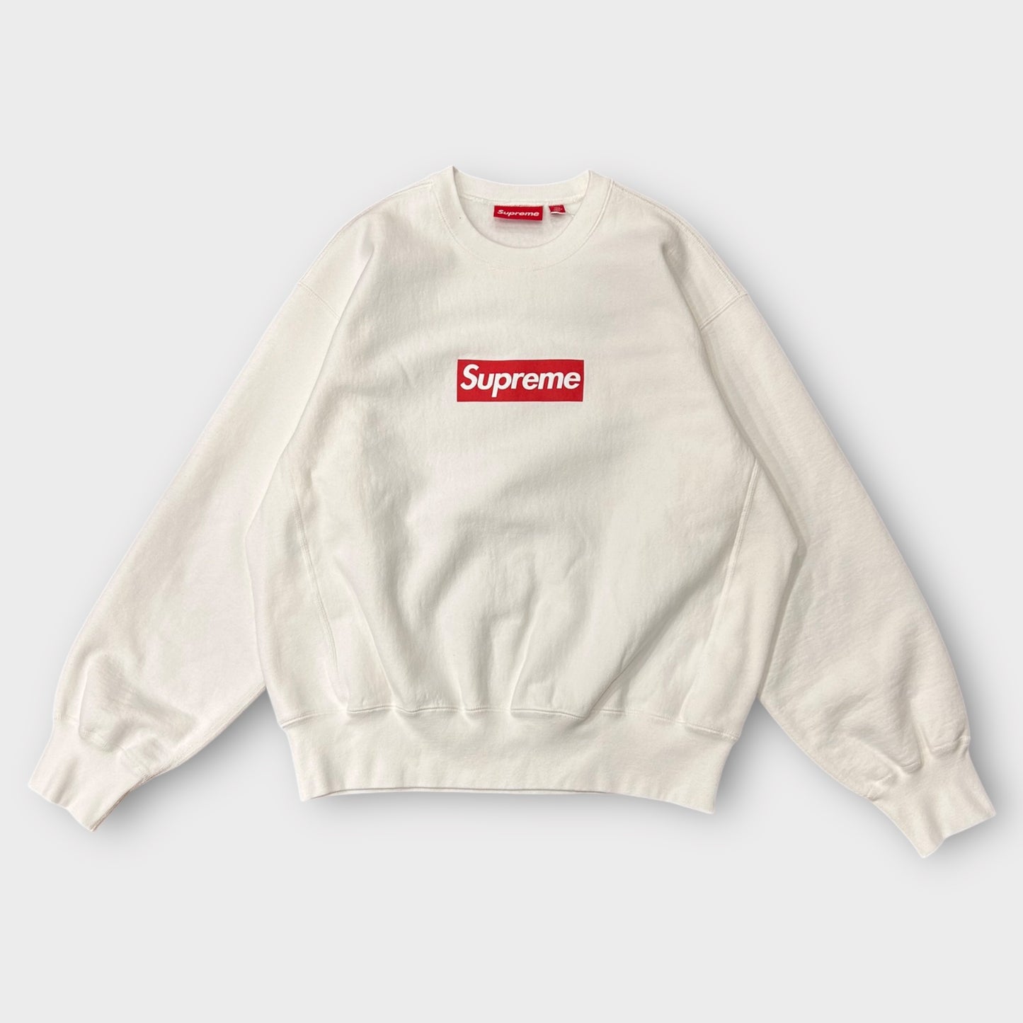Supreme Washed Box Logo Crewneck