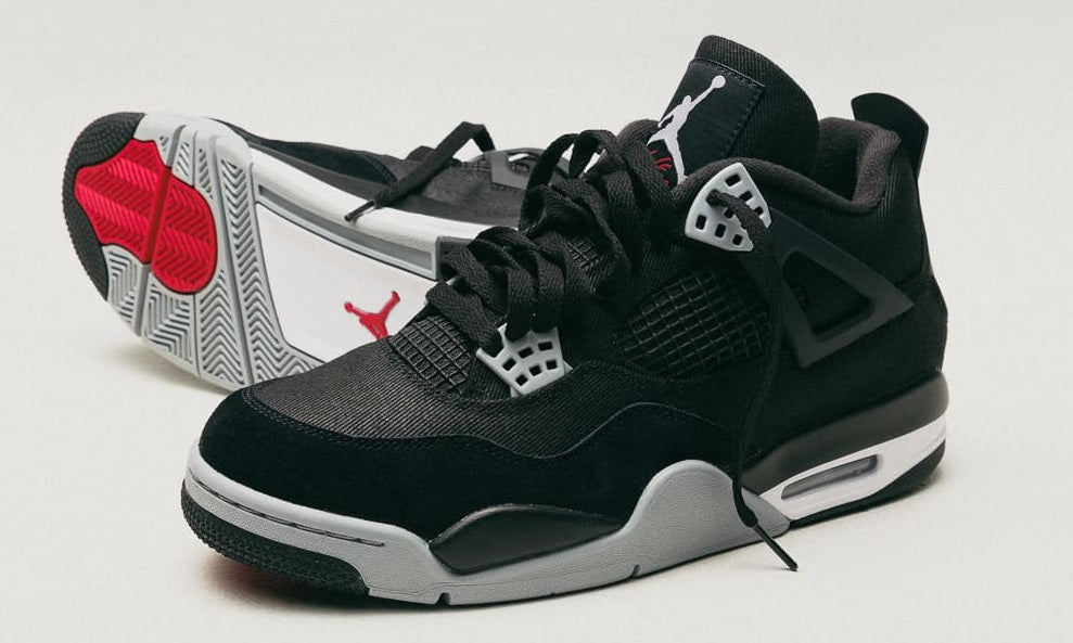 Jordan 4 Retro SE Black Canvas