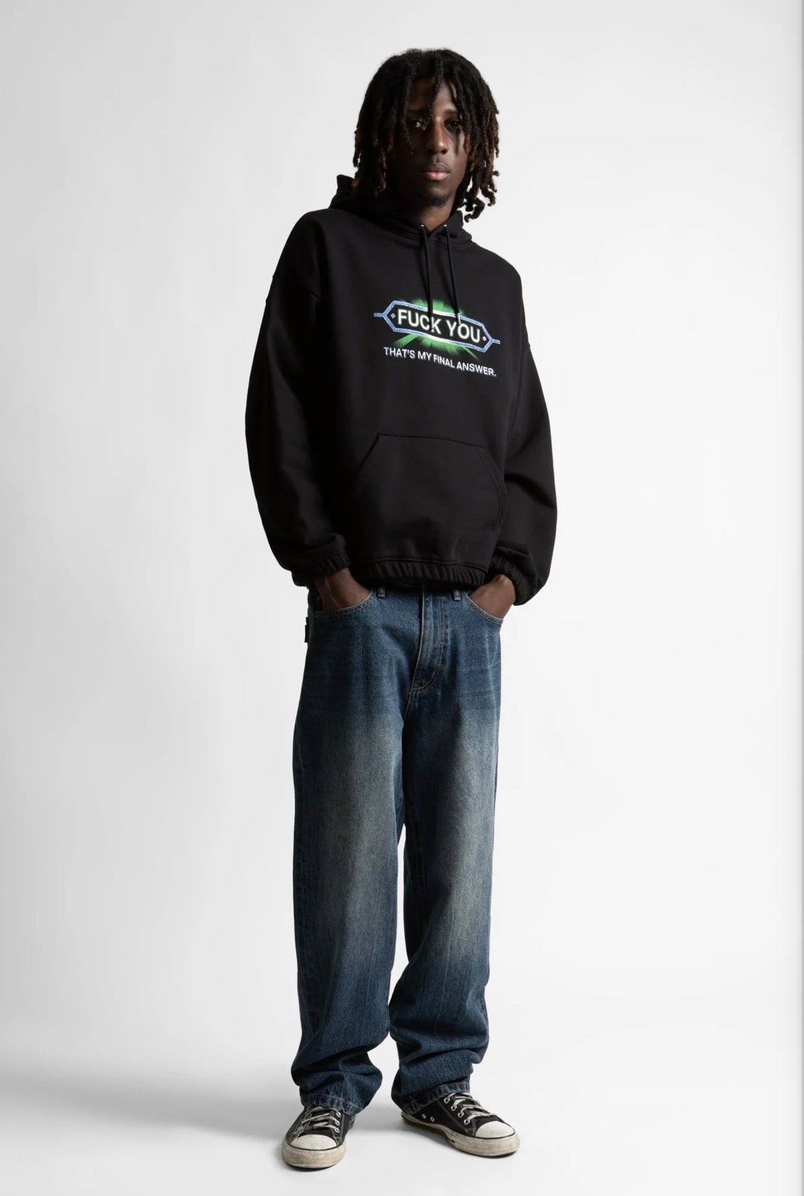 Wasted Paris Answer Boxy Hoodie