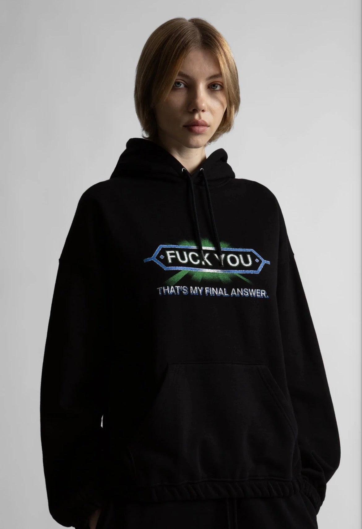 Wasted Paris Answer Boxy Hoodie