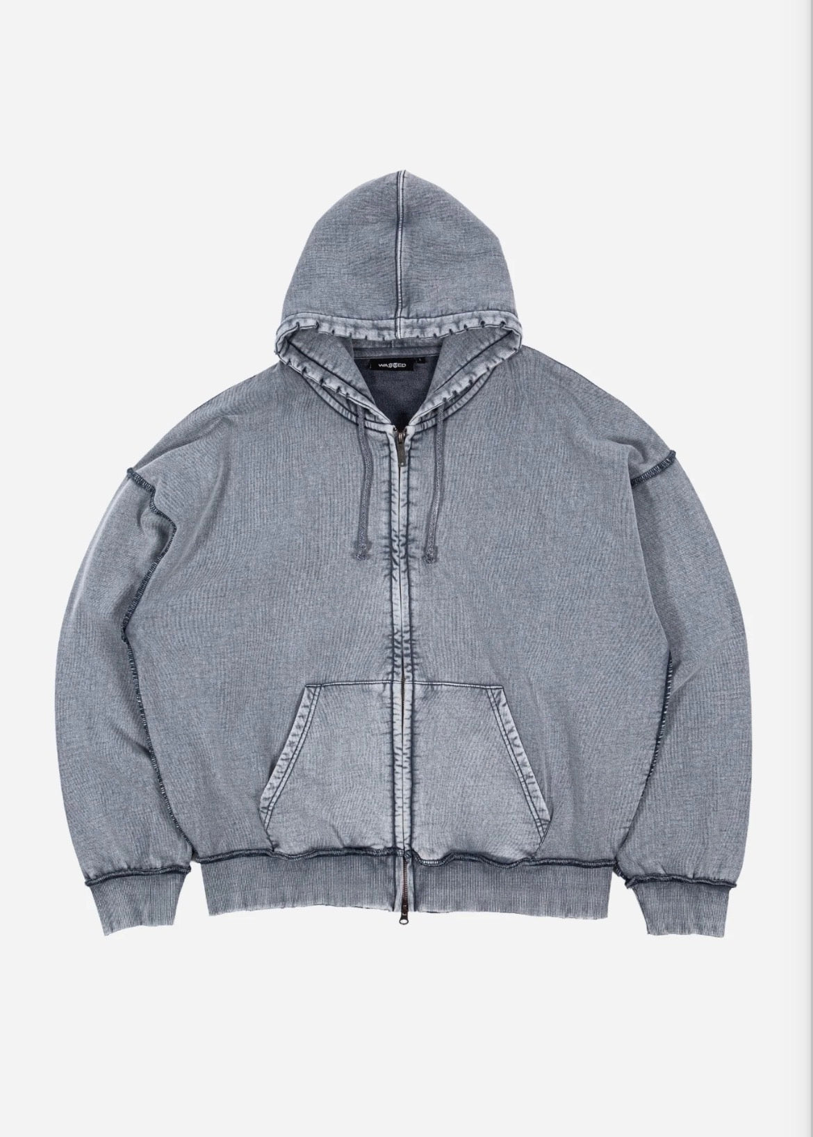 Wasted Paris Kingdom Curve Faded Zip Hoodie