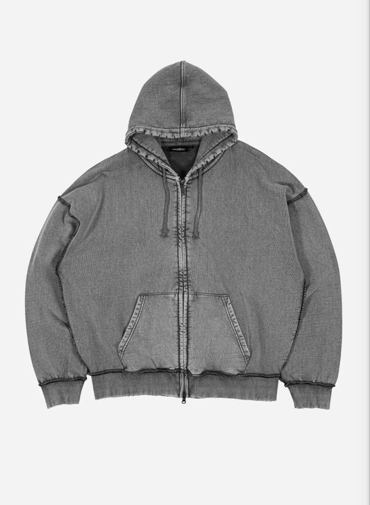 Wasted Paris Kingdom Curve Faded Zip Hoodie