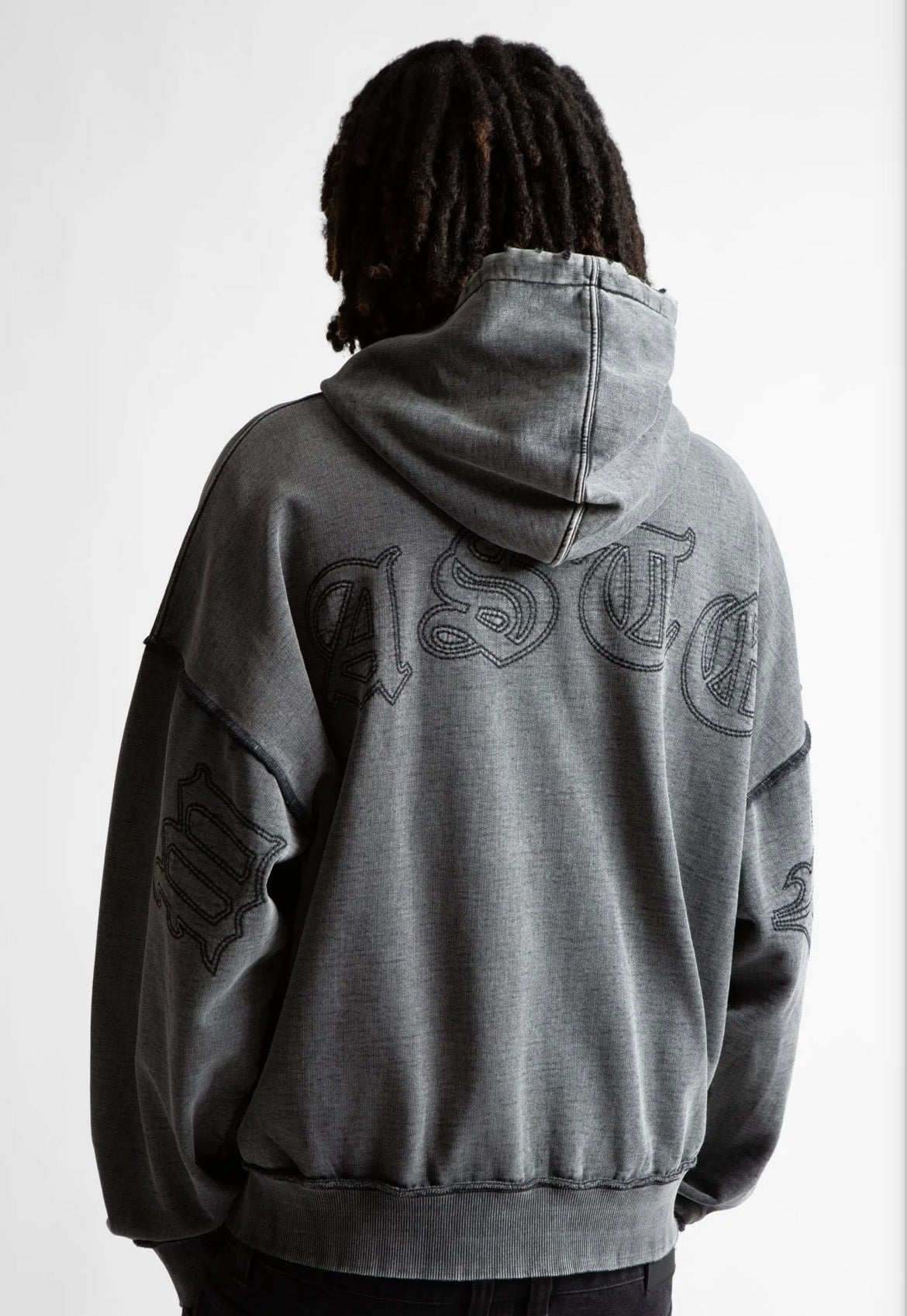 Wasted Paris Kingdom Curve Faded Zip Hoodie