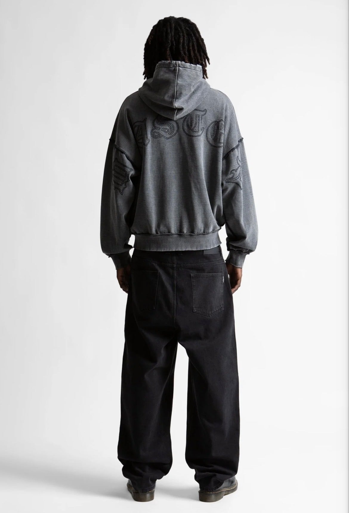Wasted Paris Kingdom Curve Faded Zip Hoodie