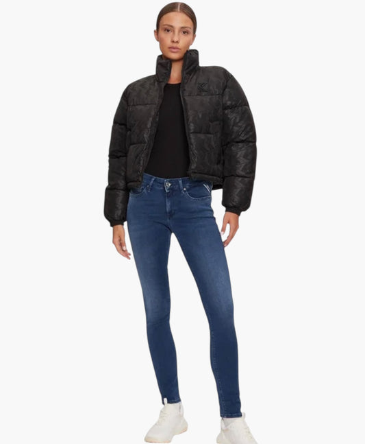 Karl Kani OG AOP Crop Puffer Jacket (W)