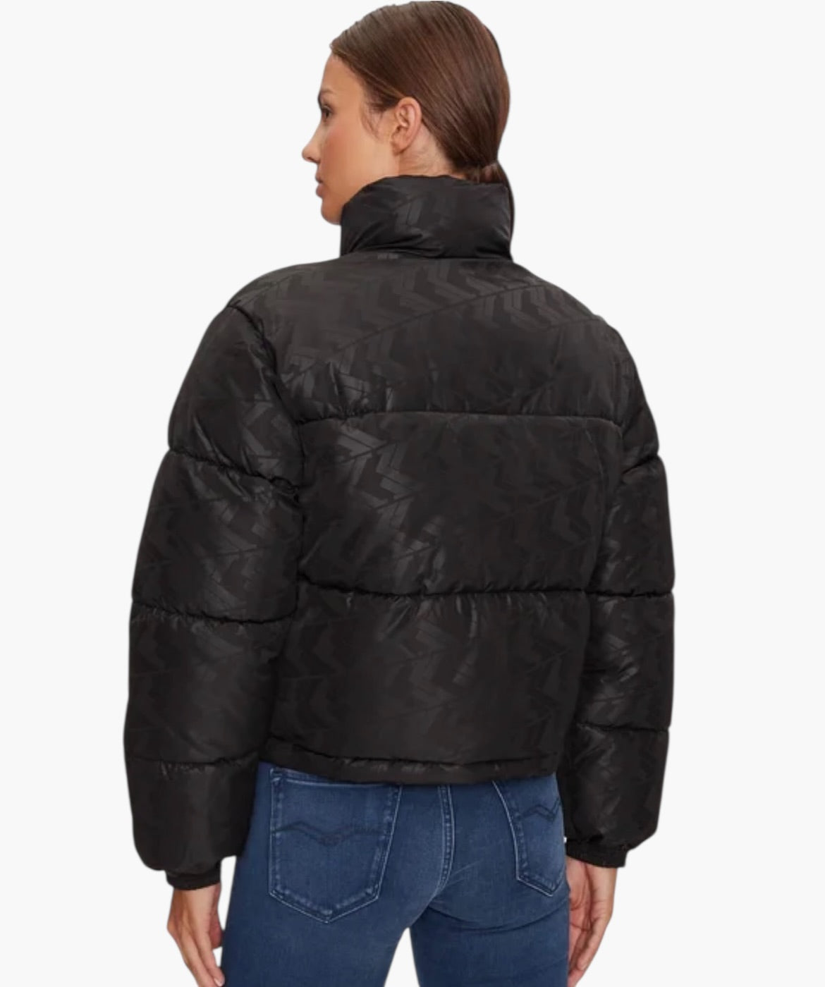 Karl Kani OG AOP Crop Puffer Jacket (W)