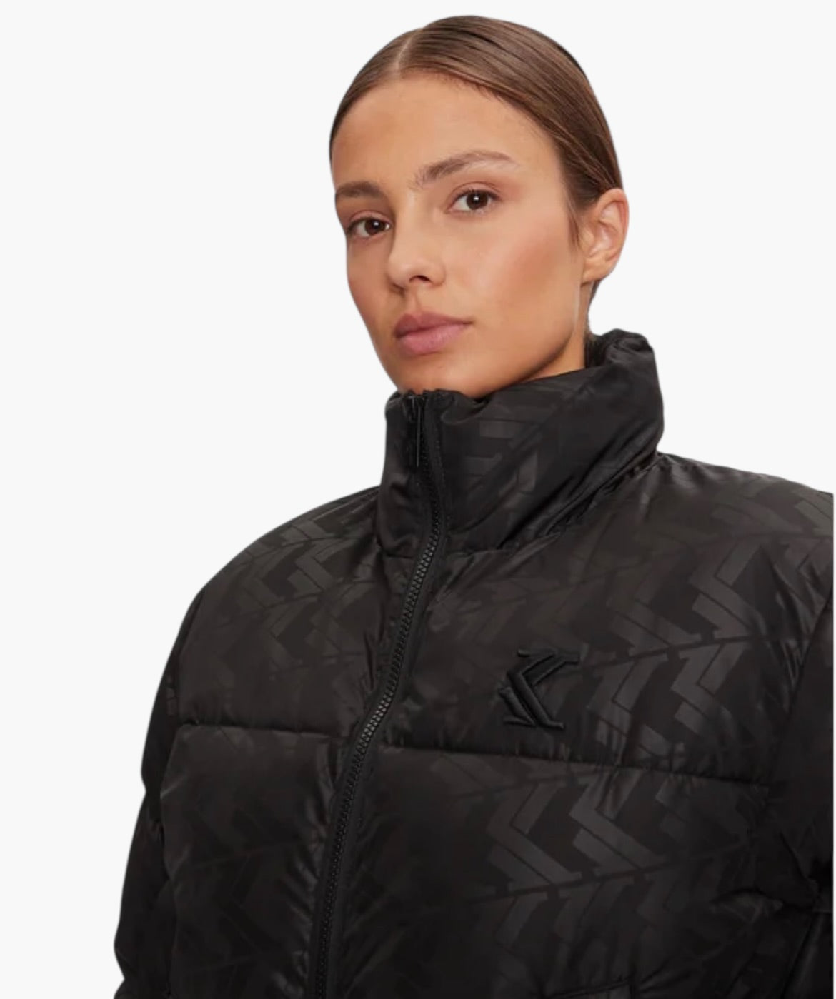 Karl Kani OG AOP Crop Puffer Jacket (W)