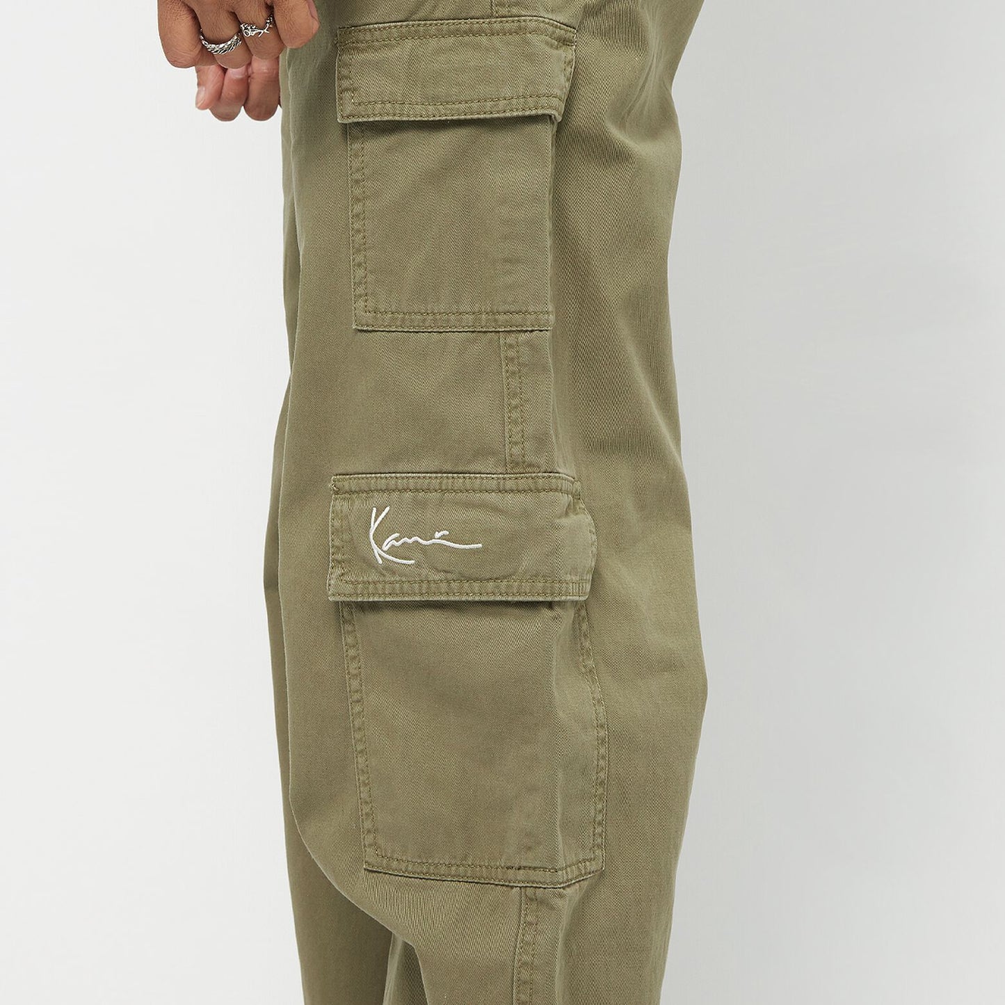 Karl Kani Small Signature Washed Cargo Pants (W)