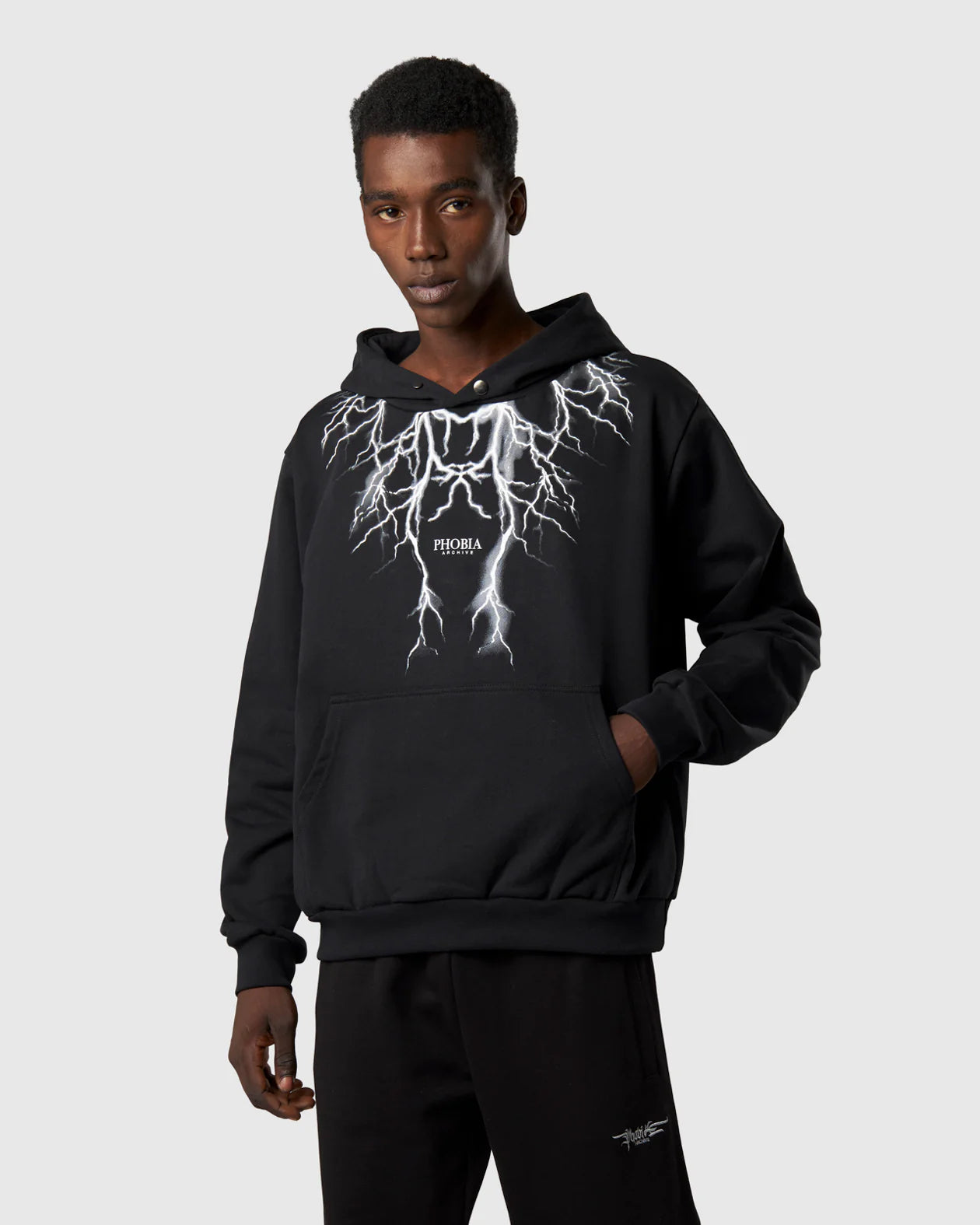 Phobia Logo Print Hoodie