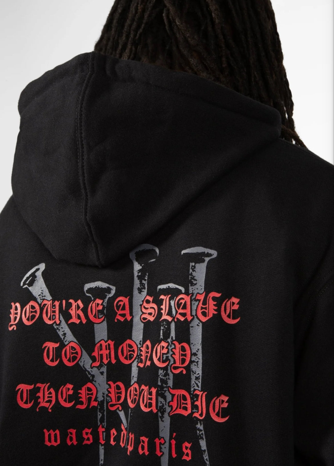 Wasted Paris Stake Zip Hood