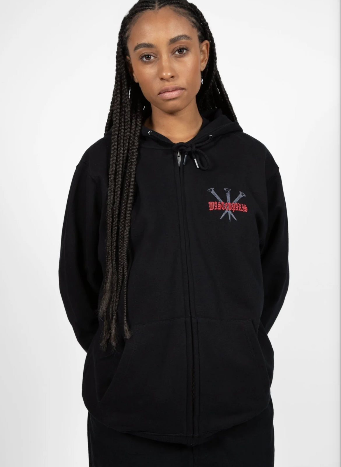 Wasted Paris Stake Zip Hood