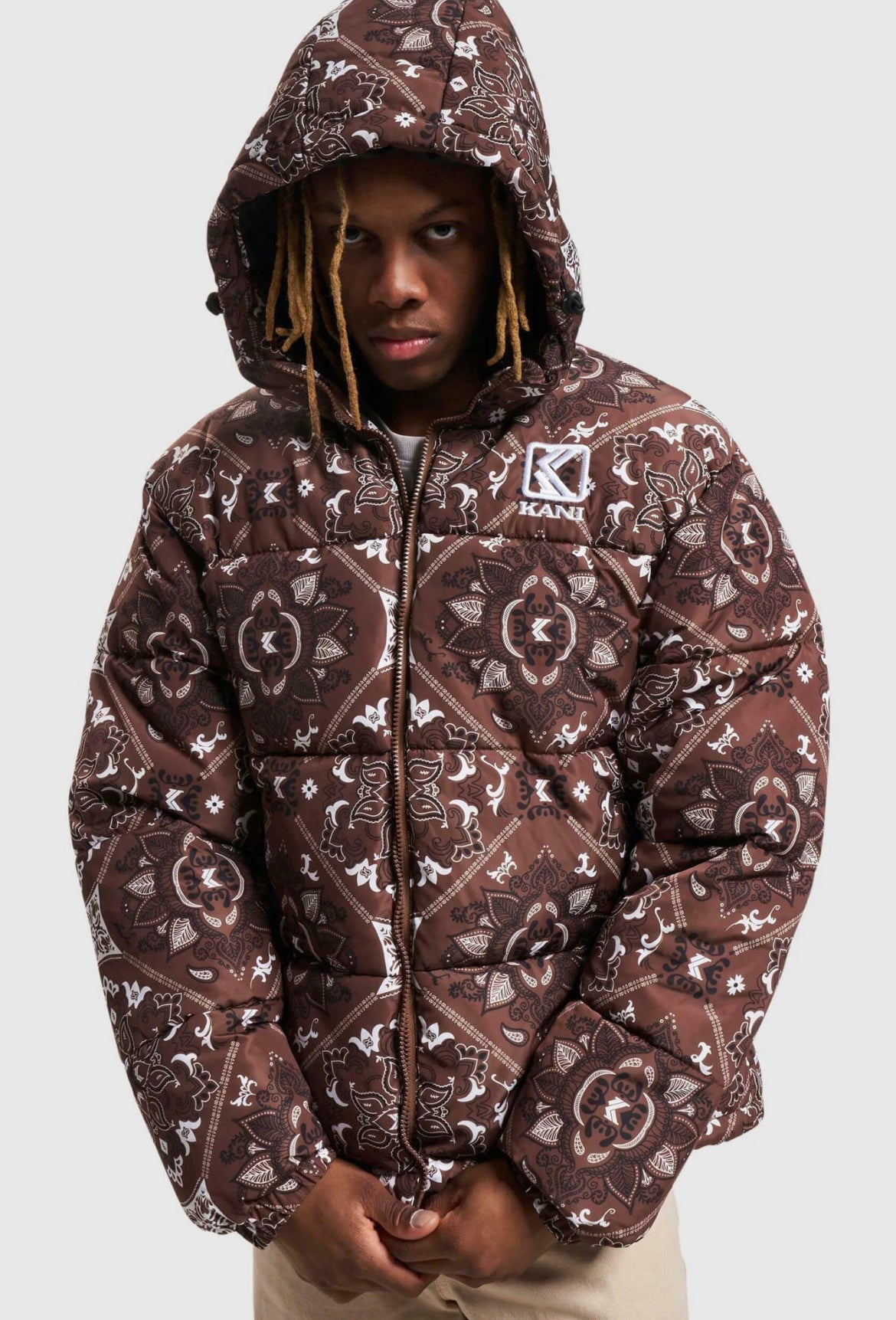 Karl Kani OG Paisley Puffer Jacket