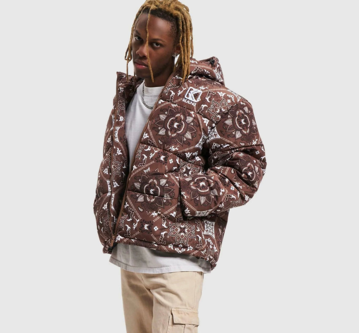 Karl Kani OG Paisley Puffer Jacket