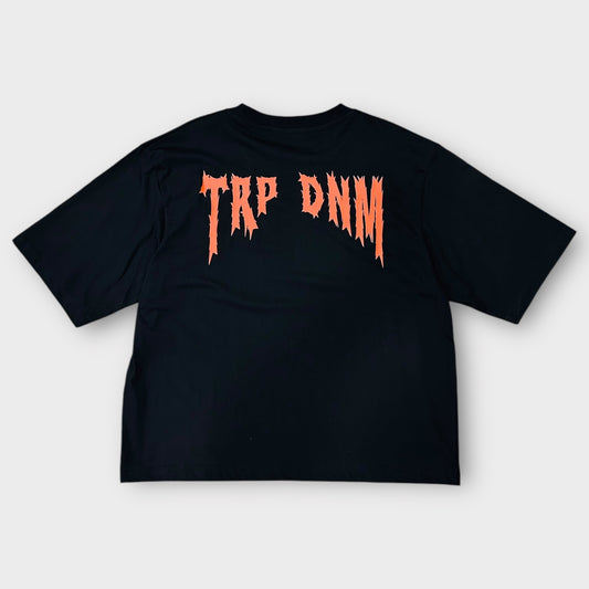 Trap Denim Crop Tee