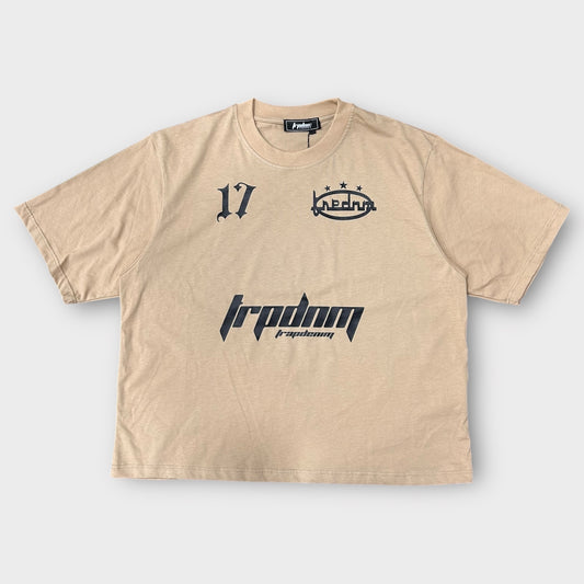 Trap Denim Football Tee