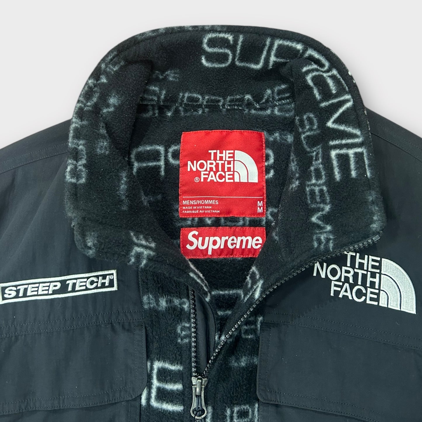 Supreme x The North Face Steep Tech Fleece Jacket (Used)