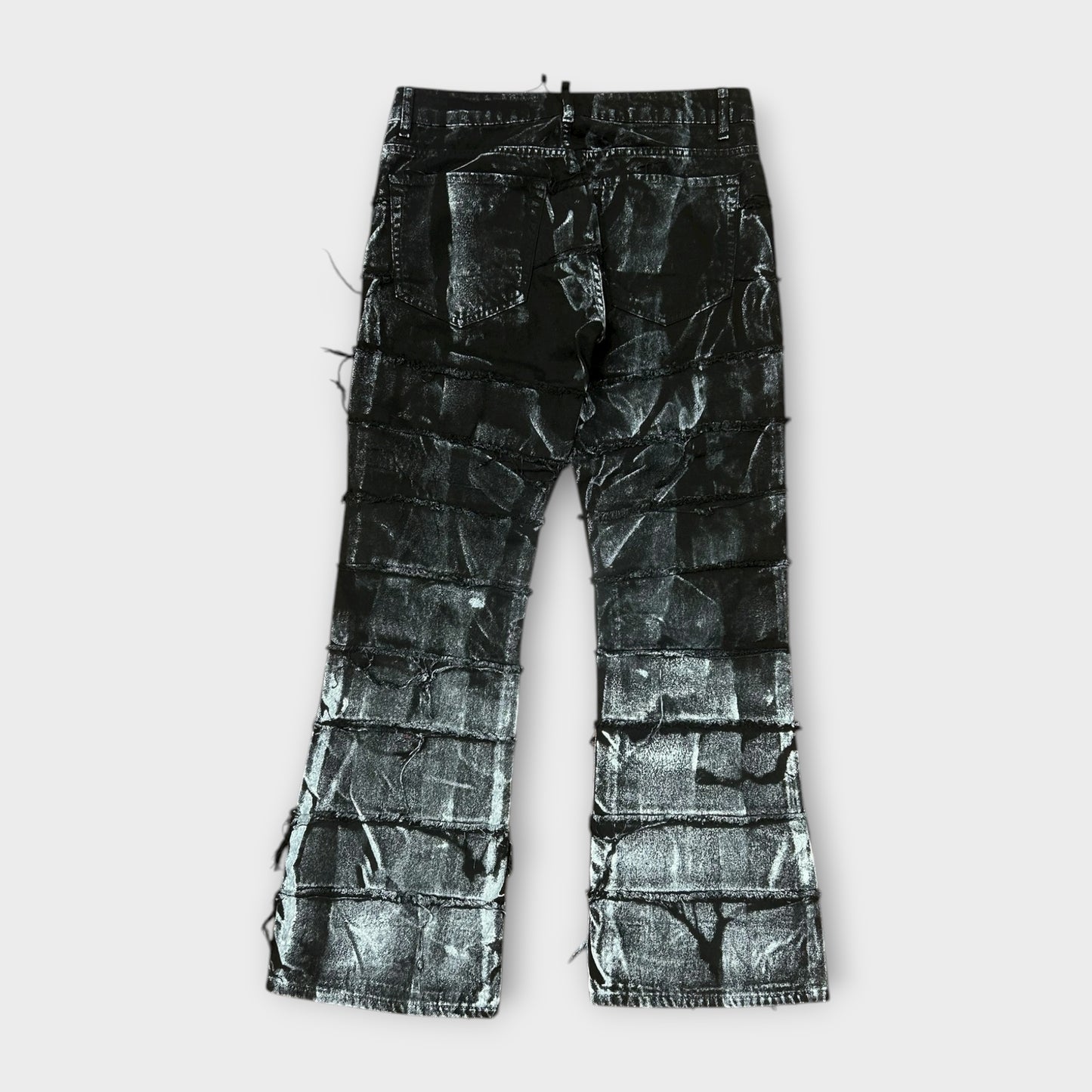 Trap Denim Flared Pant