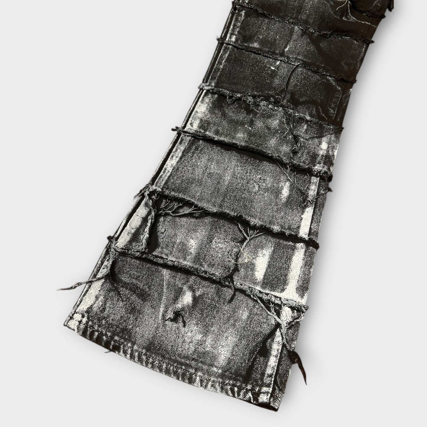 Trap Denim Flared Pant