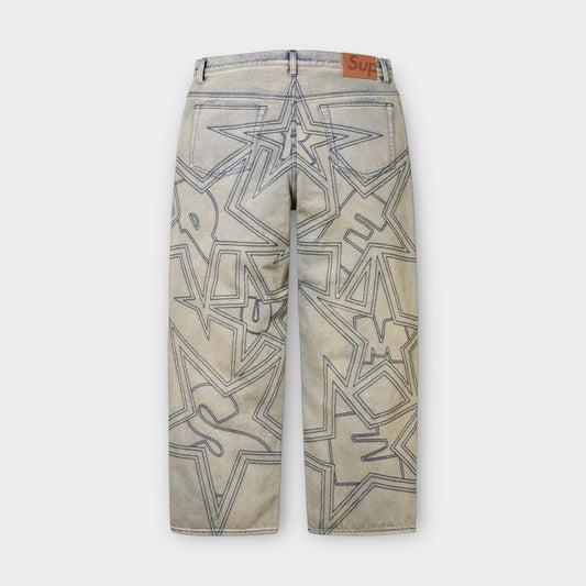 Supreme Stars Topstich Baggy Jean