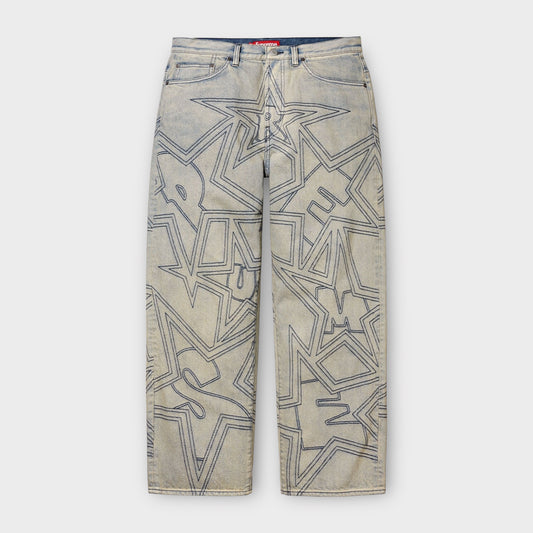 Supreme Stars Topstich Baggy Jean