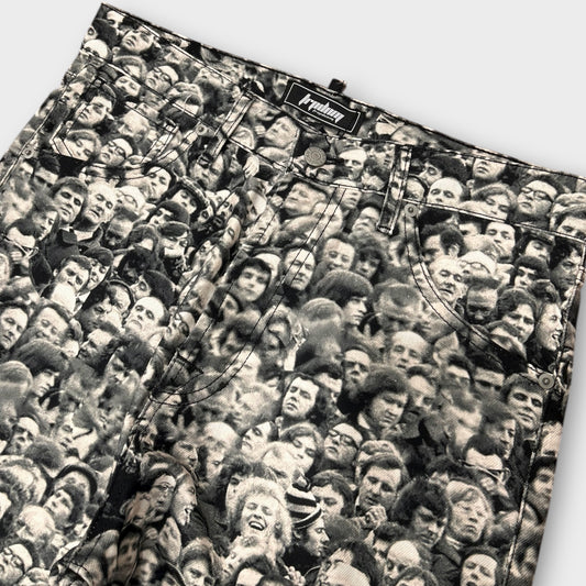 Trap Denim Face Pant