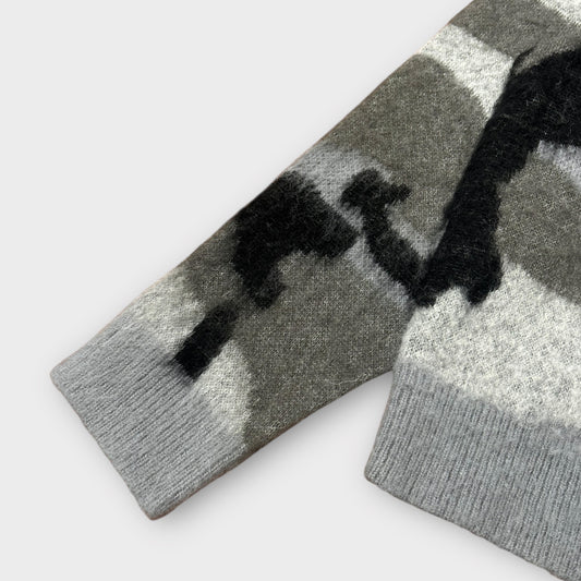 Corteiz Mohair Knit Sweater