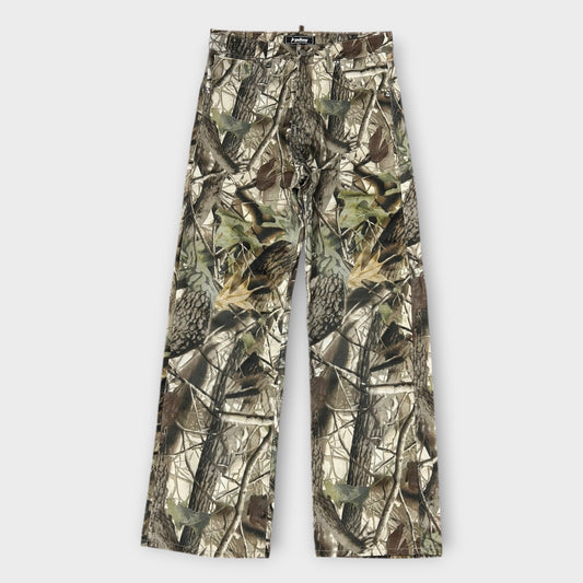 Trap Denim Camo Pant Big Logo
