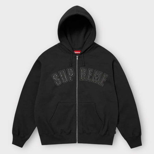 Supreme x B.B. Simon Zip Hoodie Black
