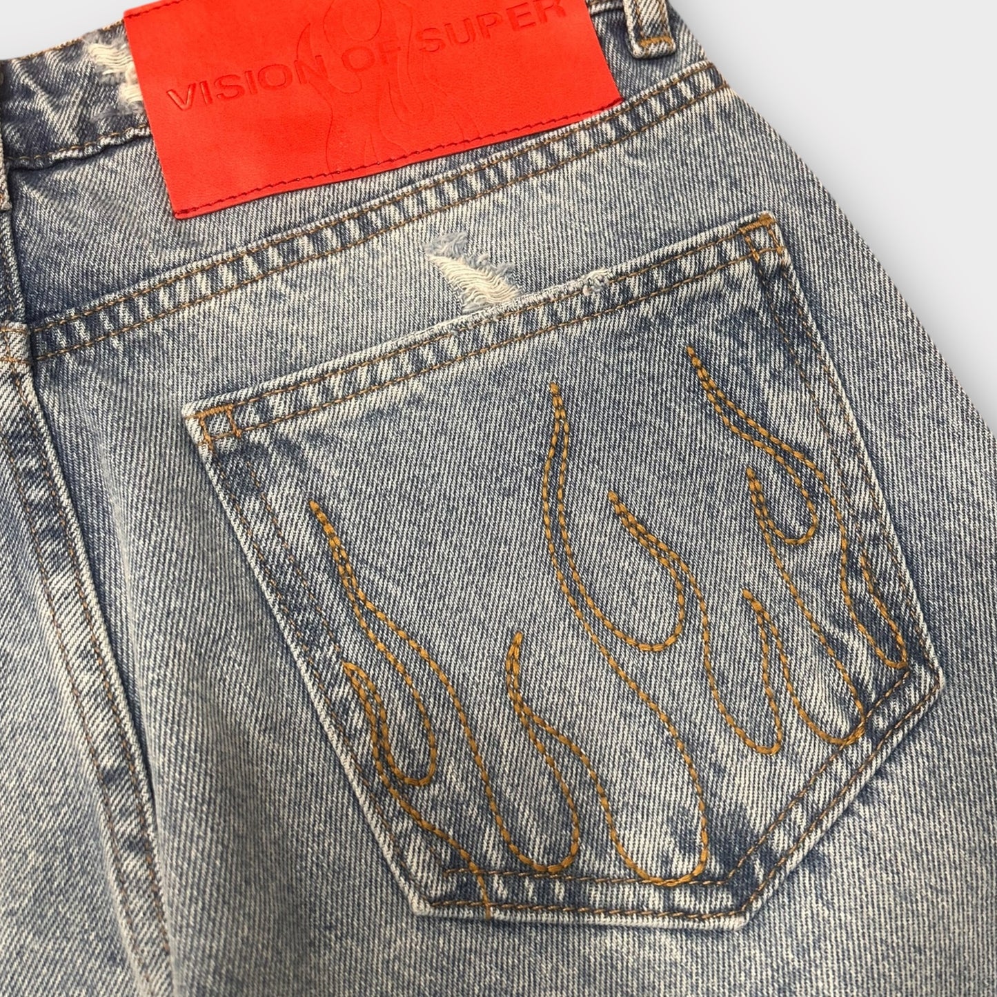 Vision of Super Jeans With Rips SL