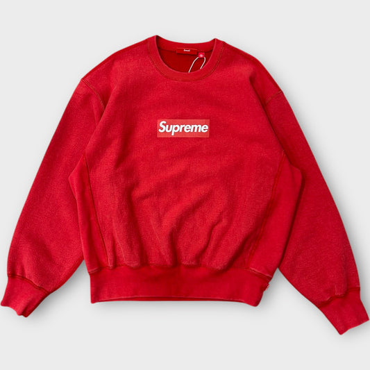 Supreme Washed Box Logo Crewneck