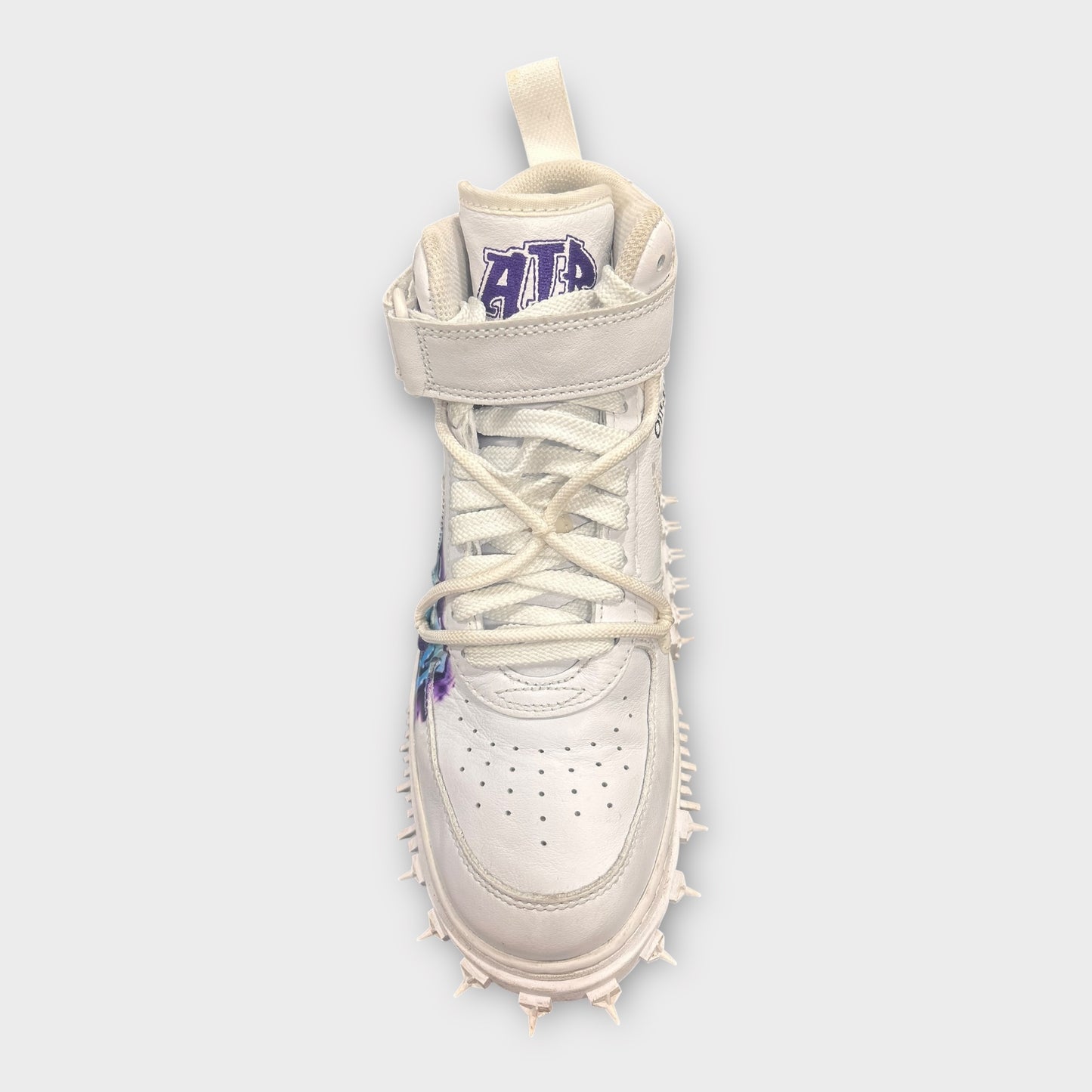 Nike Air Force 1 Mid Off-White Graffiti White (Usato/Used)