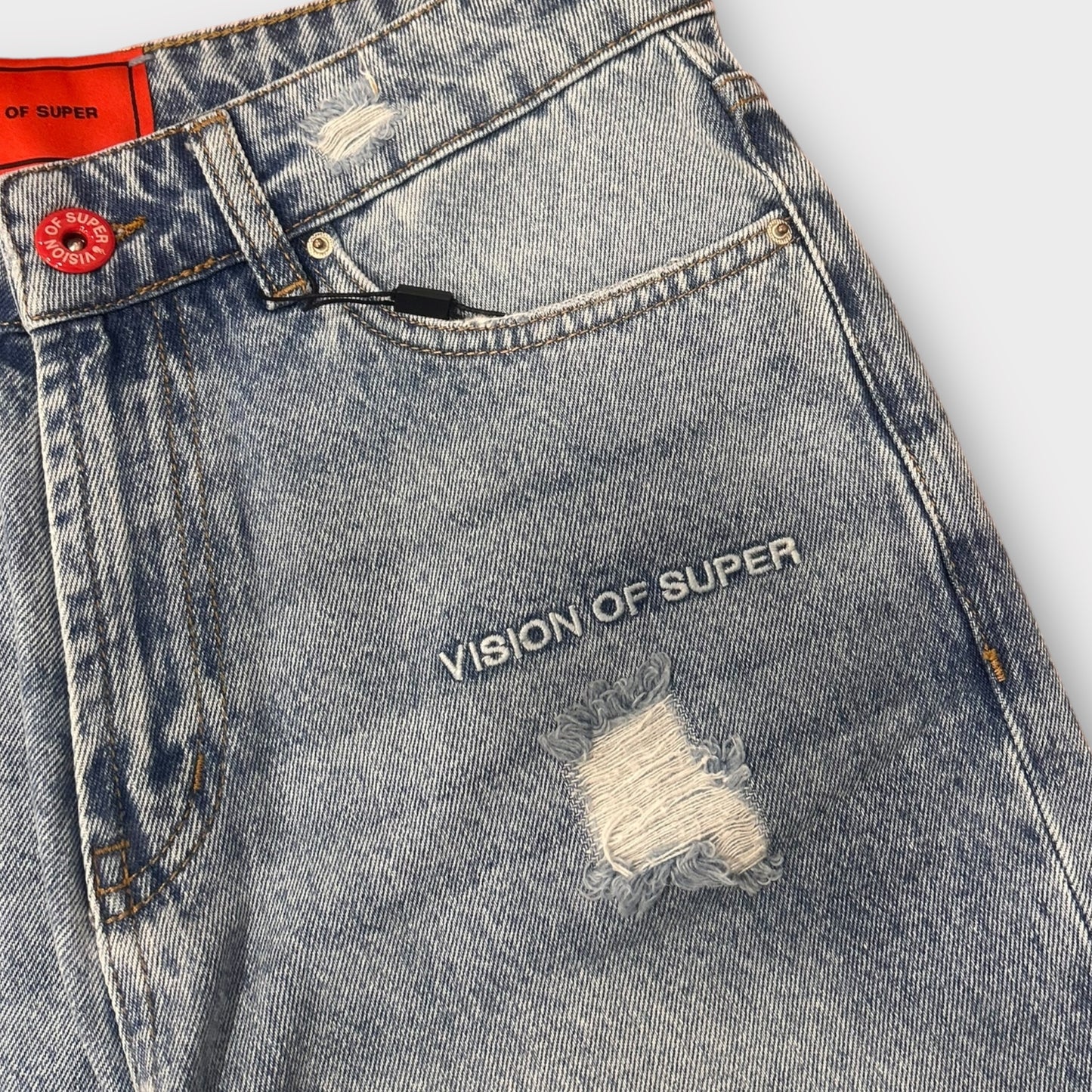 Vision of Super Jeans With Rips SL