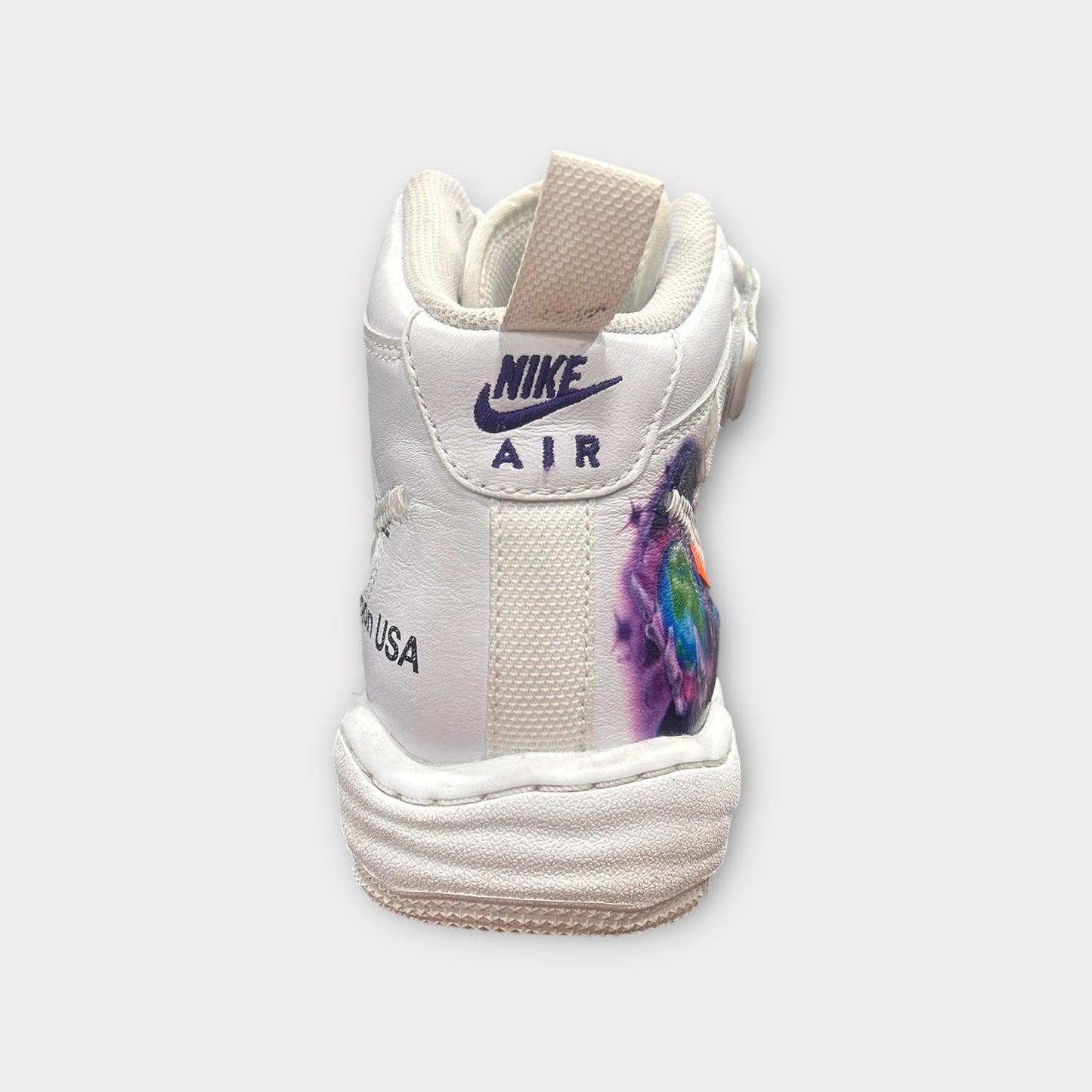 Nike Air Force 1 Mid Off-White Graffiti White (Usato/Used)