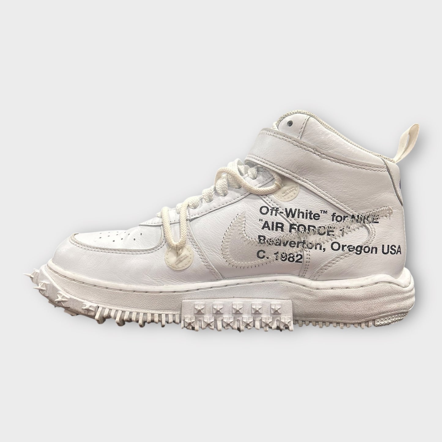 Nike Air Force 1 Mid Off-White Graffiti White (Usato/Used)