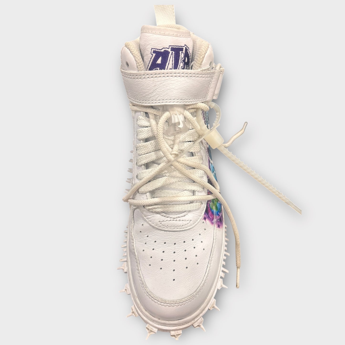 Nike Air Force 1 Mid Off-White Graffiti White (Usato/Used)