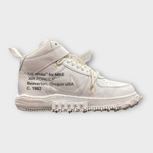 Nike Air Force 1 Mid Off-White Graffiti White (Usato/Used)