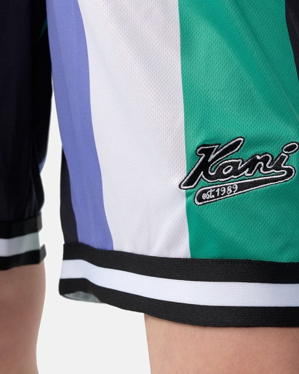 Karl Kani Varsity Striped Mesh Shorts