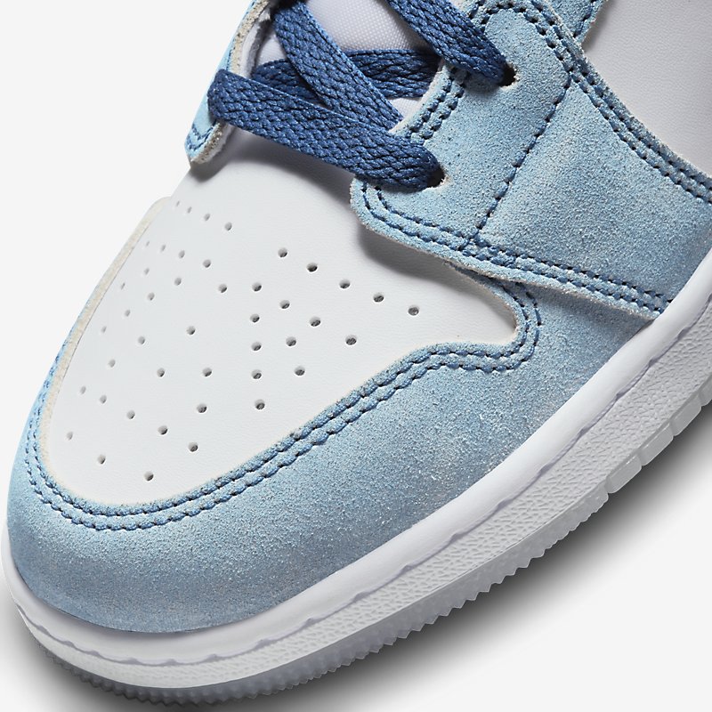 Jordan 1 Mid SE French Blue Light Steel (GS)