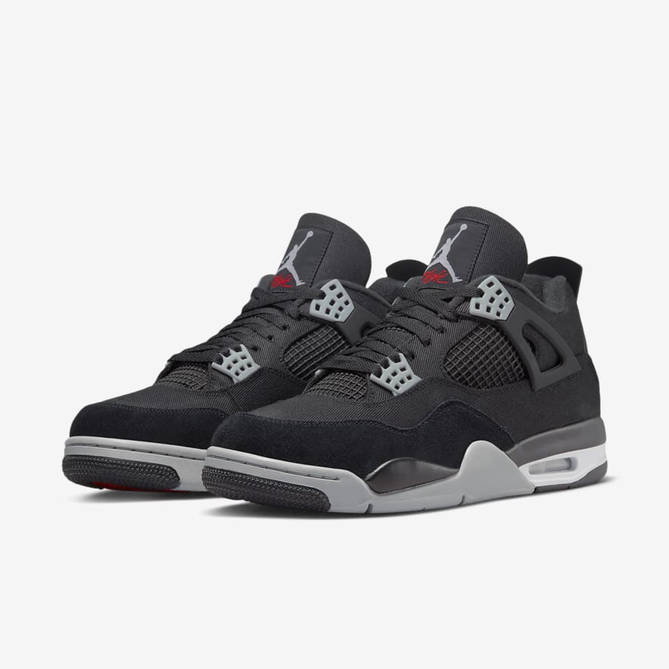 Jordan 4 Retro SE Black Canvas